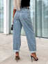 'Jovana' High Waist Wide Leg Jeans - Celes Fashion